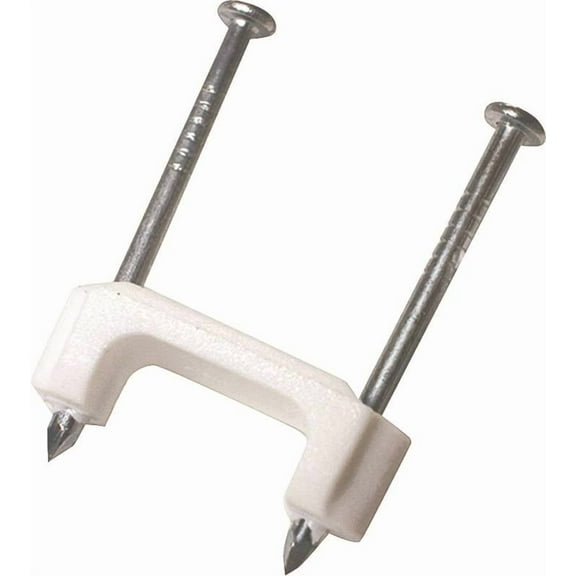 GB PS-150 Cable Staple, 1/2 in W Crown, Plastic/Polyethylene