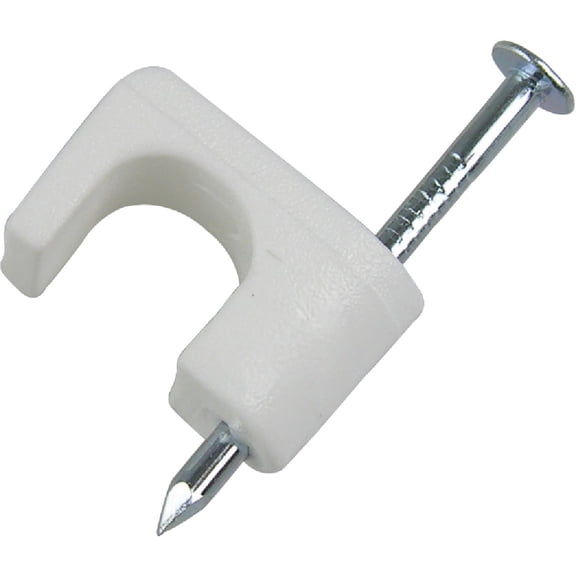 Gardner Bender PSW-1650T 25-Pk. 1/4-In. White Coax Staples - Quantity 8