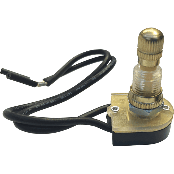 Gardner Bender Single Pole Rotary Switch - Single Pack Indoor & Outdoor Use, NEC-Compliant