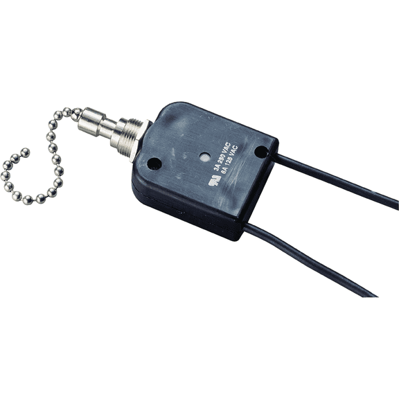 Gardner Bender Single Throw Pull Chain Switch - Pack of 4 Indoor & Outdoor Use, NEC-Compliant