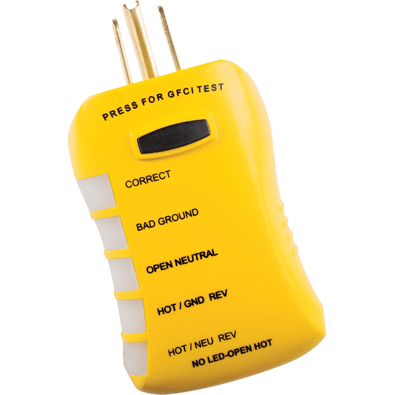 Gardner Bender Sperry Plug-In Circuit Tester - Pack of 4  Residential Use, Standard Application
