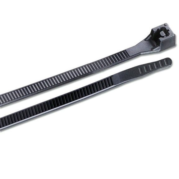 Gardner Bender Standard Cable Ties, 75 lb Tensile Strength, 4 1/4 in x 12 in, Black