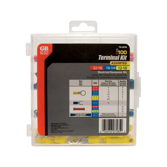 GB Gardner Bender TK-806 Terminal Kit 100 Count