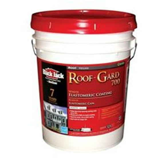 Gardner-Gibson 5527-1-30 4.75 gal Black Jack Elastomeric Roof Coating, White