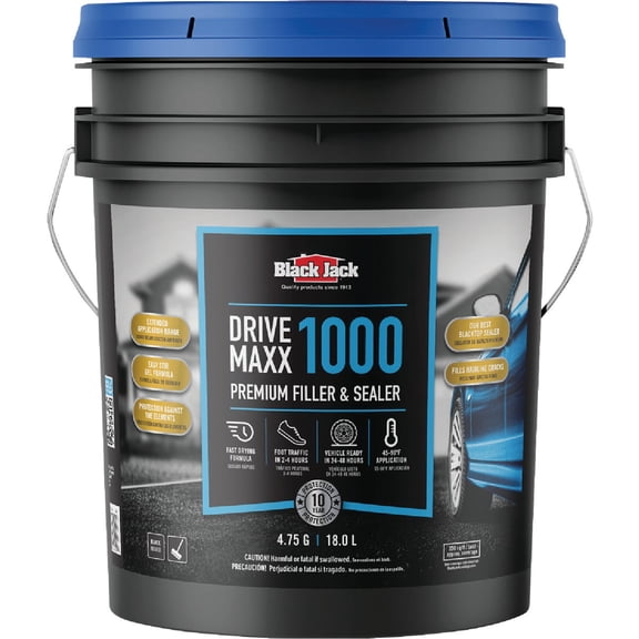 Gardner-Gibson, Gel Urethane, Black Filler And Sealer Industrial Sealant, 55 lb