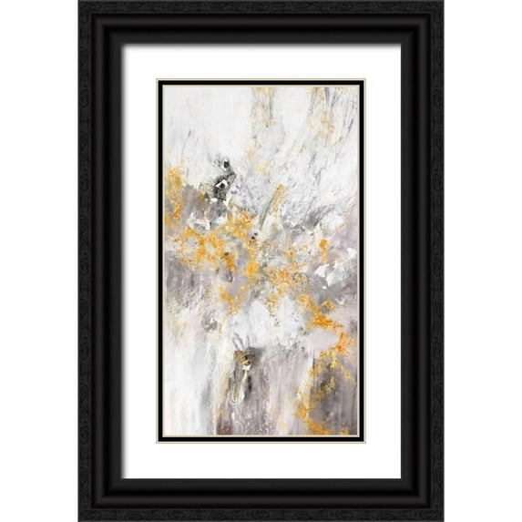 Gardner, Jennifer 12x18 Black Ornate Wood Framed with Double Matting Museum Art Print Titled - Flow White I