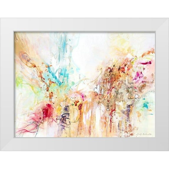 Gardner, Jennifer 18x15 White Modern Wood Framed Museum Art Print Titled - White Series III