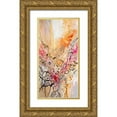 thumbnail image 1 of Gardner, Jennifer 18x32 Gold Ornate Wood Framed with Double Matting Museum Art Print Titled - Vertical Reds IV, 1 of 4