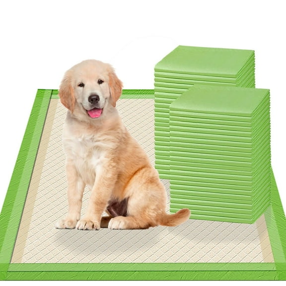 Nomipaw Pee Pads for Dogs - 22 x 22 inchs - 100 Count - ECO - Super Absorbent - Full Edge Wrapping Pad