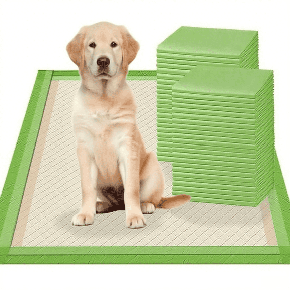 Nomipaw Pee Pads for Dogs - 28 x 34 inchs - 30 Count - ECO - Super Absorbent - Full Edge Wrapping Pad