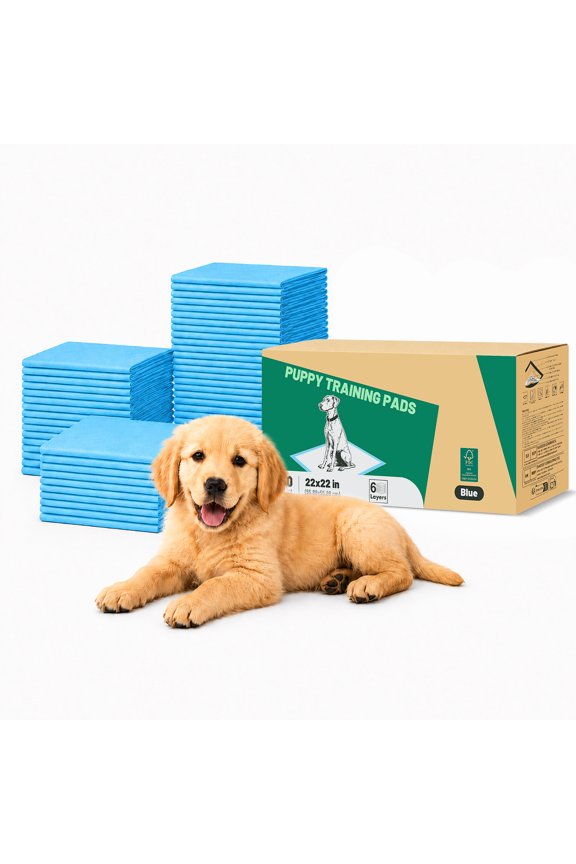 Pee Pads for Dogs - 28 x 34 inchs - 50 Count - Super Absorbent - Leak-Proof & Odor-Control - Full Edge Wrapping Pad