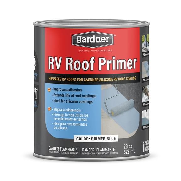 Gardner RV Blue Roof Primer 1-quart Waterproof Roof Sealant, Blue