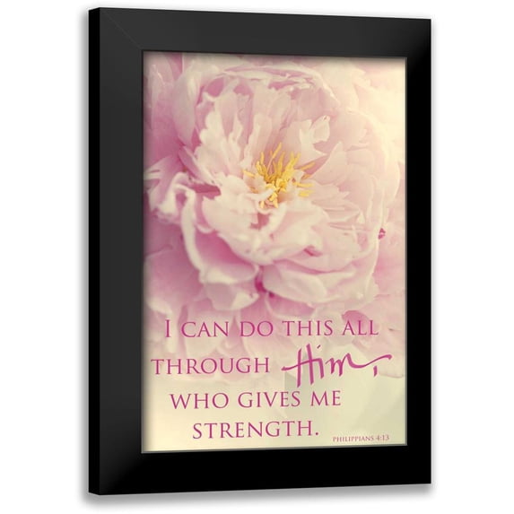 Gardner, Sarah 11x14 Black Modern Framed Museum Art Print Titled - I Can Do This All Through Him