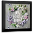 thumbnail image 1 of Gardner, Sarah 15x15 Black Modern Framed Museum Art Print Titled - Use Kind Words, 1 of 5