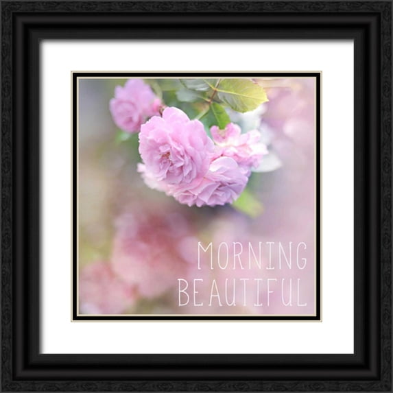Gardner, Sarah 20x20 Black Ornate Wood Framed with Double Matting Museum Art Print Titled - Morning Beautiful
