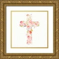 thumbnail image 1 of Gardner, Sarah 20x20 Gold Ornate Wood Framed with Double Matting Museum Art Print Titled - Cross Bouquet II, 1 of 4
