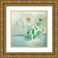 thumbnail image 1 of Gardner, Sarah 20x20 Gold Ornate Wood Framed with Double Matting Museum Art Print Titled - White Peonies, 1 of 4