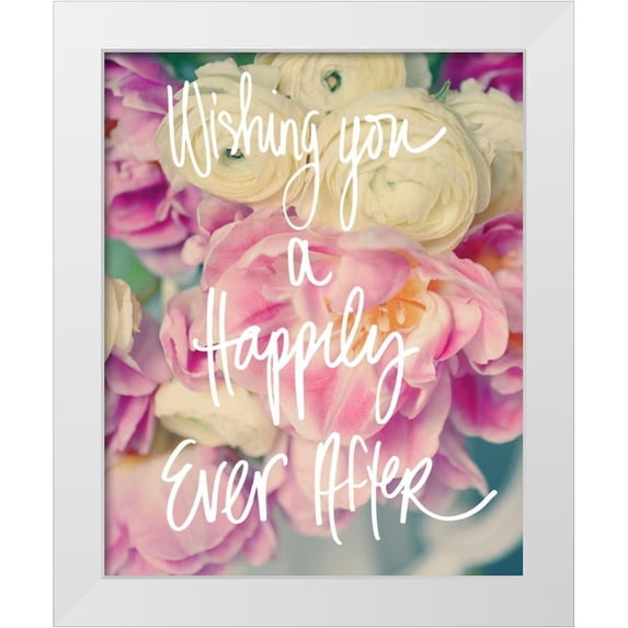 Gardner, Sarah 20x24 White Modern Wood Framed Museum Art Print Titled - Happily Ever After