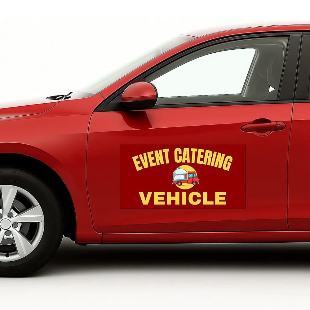 Gardners Car Magnet Sign by DC | Flexible Car Magnetic Sheets with Adhesive Backing | 12"x24" Bumper Magnet Sticker for Vehicles, Trucks & Business Advertising Signs | 2 PC | Made in USA