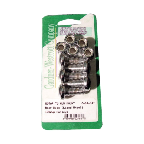 Gardnerwestcott C-61-31T Rotor Torx Screw Set