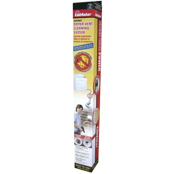 Gardus LintEater Rotary Dryer Vent Cleaning System RLE202 - 10 Piece — Residential Use, Standard Application