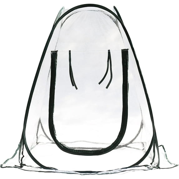 Gardzen 27"x27"x31" Pop up Grow Greenhouse Small Greenhouse, Portable Plant Flowers Mini Green House Cover for Outdoor & Indoor Use