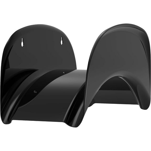 Gardzen Black Metal Hose Hanger, Wall Mounted Hose Holder, Water Hose Reel for Outdoor