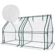 Gardzen Mini Greenhouse with Garden Netting Cover, Mesh Plant Protector for Plants 71.7”(L) x36.2”(W) x42.5”(H)