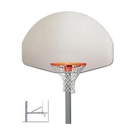 Gared Sports 3.5 in. O.D. 1750 39WO Goal Front Mount Adjustable Straight Post Backboard