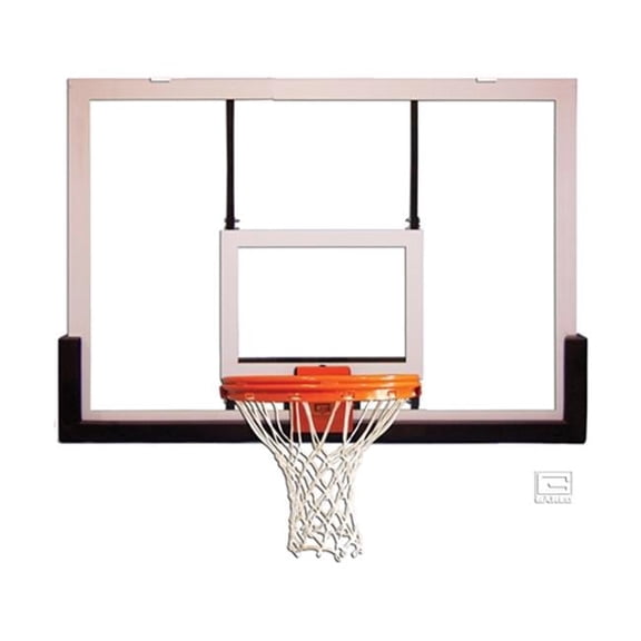 Gared Sports BB60G38 42 x 60 in. Glass Rectangular Backboard