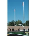 thumbnail image 1 of Gared Sports FGP601SW 5.56 in. Outer Diameter Redzone High School Football Goalposts, Permanent & Sleeve Mount, White, 1 of 1