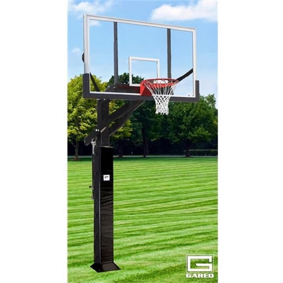 Gared Sports GP12P72DM 42 x 72 in. 2000 Plus Goal Polycarbonate Super Pro Jam Basketball System Backboard