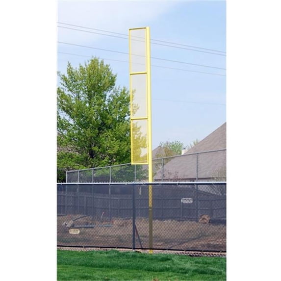 Gared Sports BSPOLE-20P 3.5 in. Inground Baseball Foul Pole, 20 in.