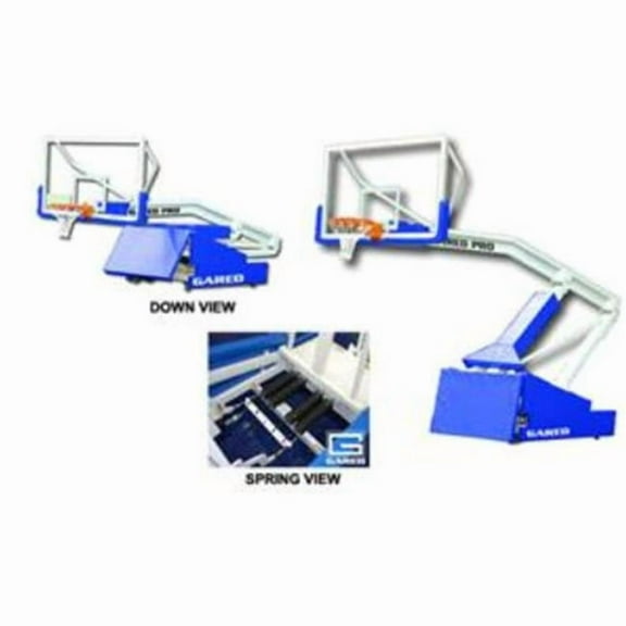 Gared Sports LXP4200 42 x 72 in. Regulation Glass Backboard with Steel Frame