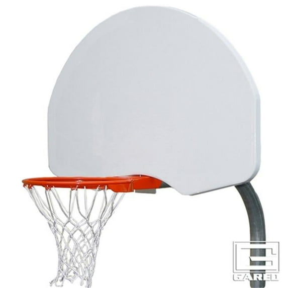 Gared Sports PK3515 3.5 in. O.D. 1266 66T Goal Unbraced Rear Mount Gooseneck Post Backboard