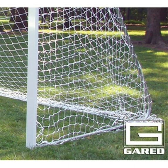 Gared Sports SN716-3W 7 x 16 ft. Small Sided Soccer Net, White - 3 mm