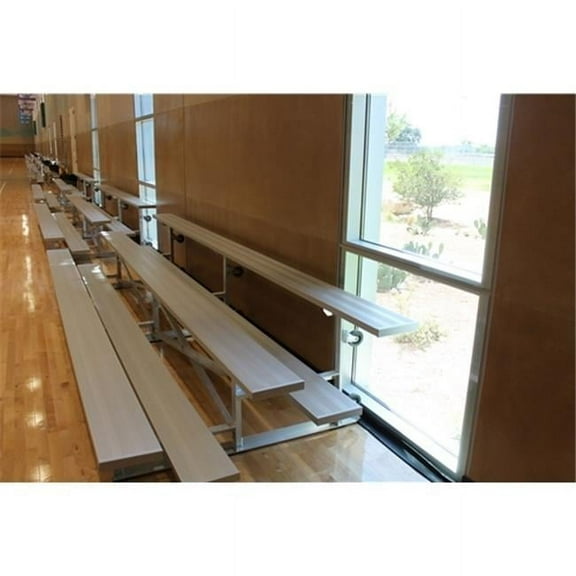 Gared Sports TRB0227 Two Row Tip-N-Roll Spectator Bleacher Plank, 27 ft.