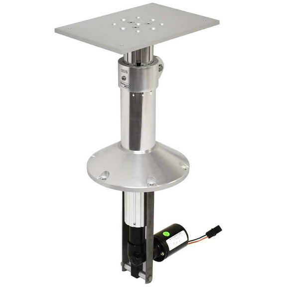 Garelick Boat Electric Table Pedestal 78501-24 | 15 1/4 - 23 Inch 24V