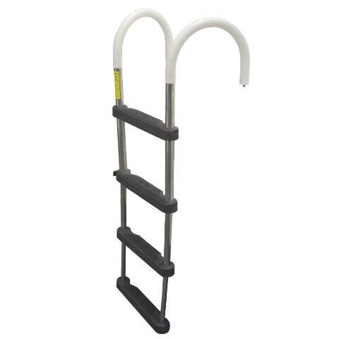 Garelick Boat Telescoping Ladder | Eez-In 4-Step Stainless Steel 49 In
