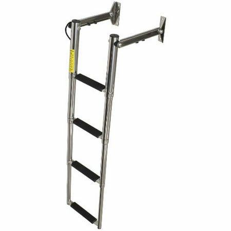 Garelick Boat Transom Telescoping Ladder 19620-13 | 4-Step SS