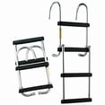 thumbnail image 1 of Garelick EEz-In Removable 4-Step Folding Pontoon Boarding Ladder, 1 of 2