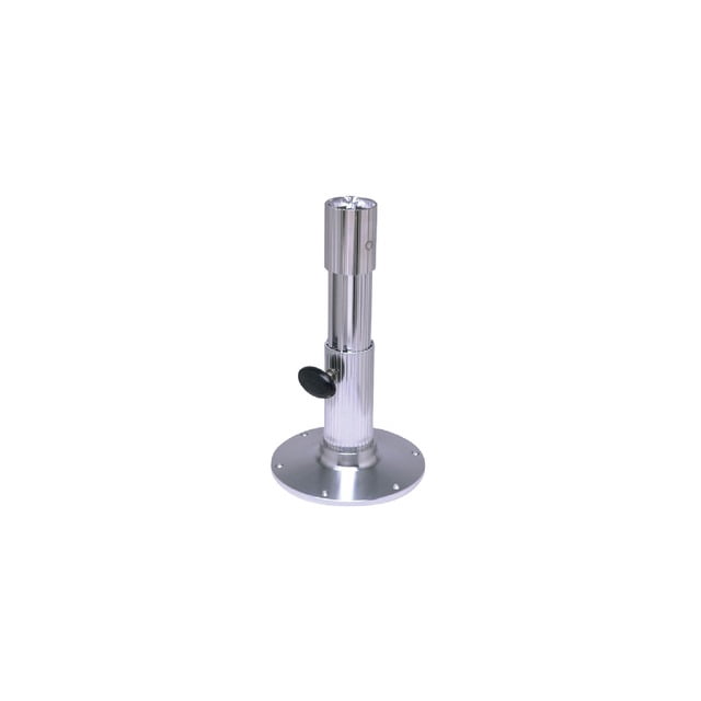 Garelick EEzin AdjustableHeight Standard Friction Lock 2.875" Seat Base, Ribbed Stanchion