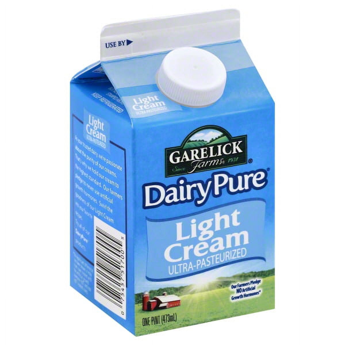 Garelick Farms Dairy Pure Light Cream, 1 Pint
