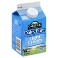 Garelick Farms Dairy Pure Light Cream, 1 Pint