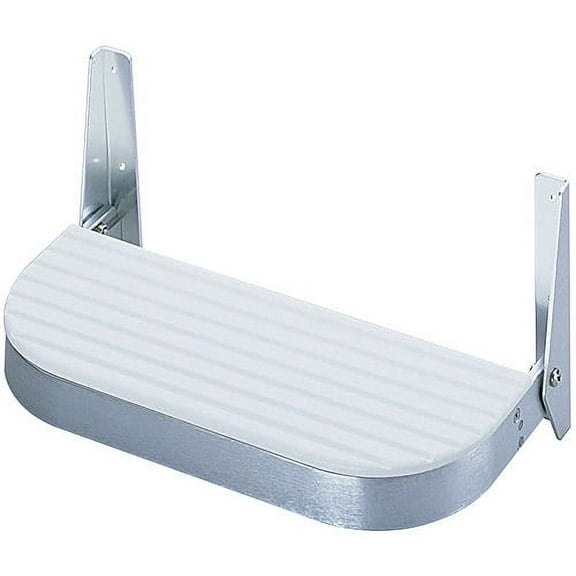 Garelick Rounded White Polymer Footrest