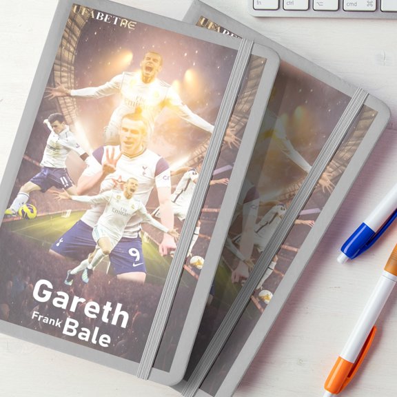 Gareth Bale Custom Printed Notebook.