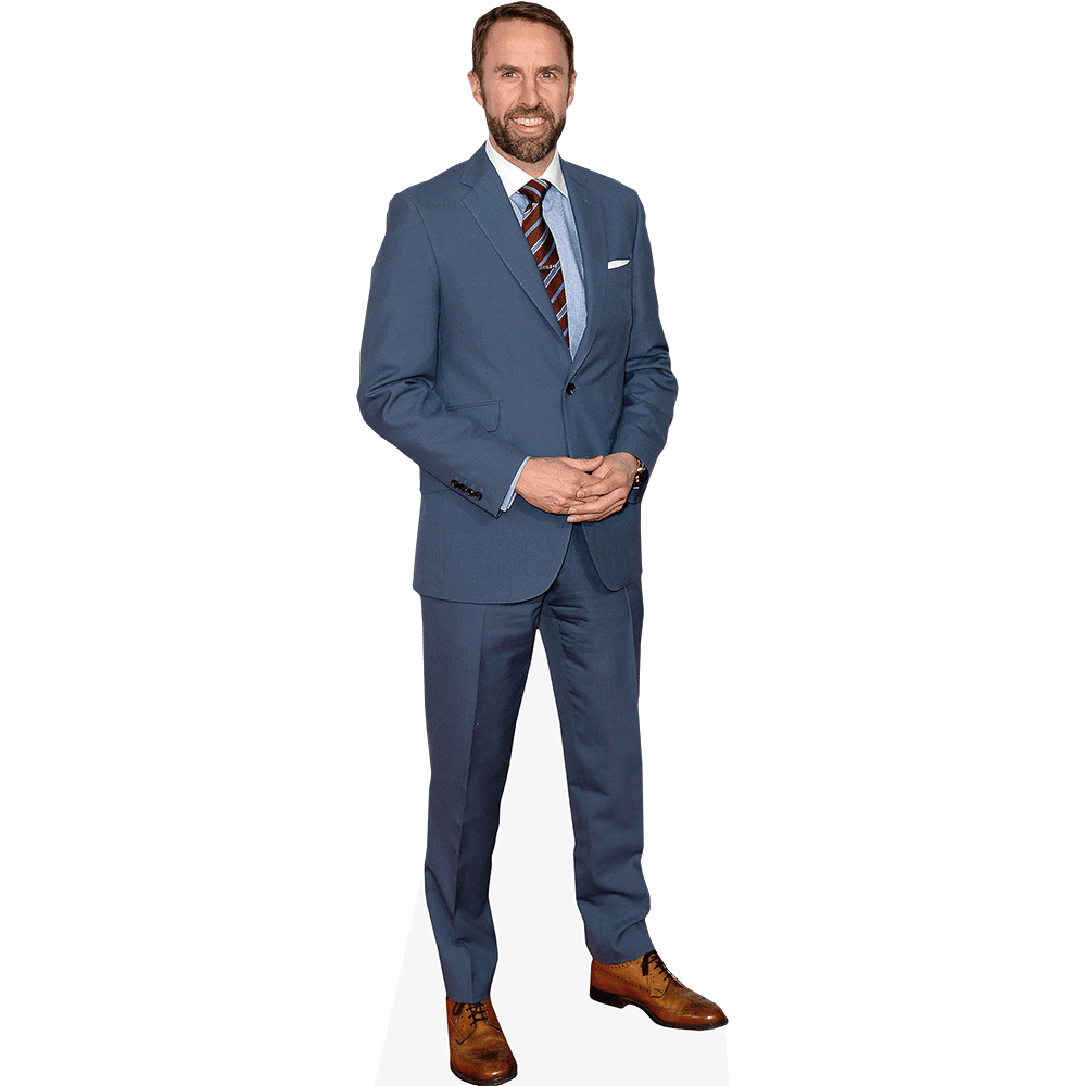 Gareth Southgate (Blue Suit) Mini Cardboard Cutout Standee