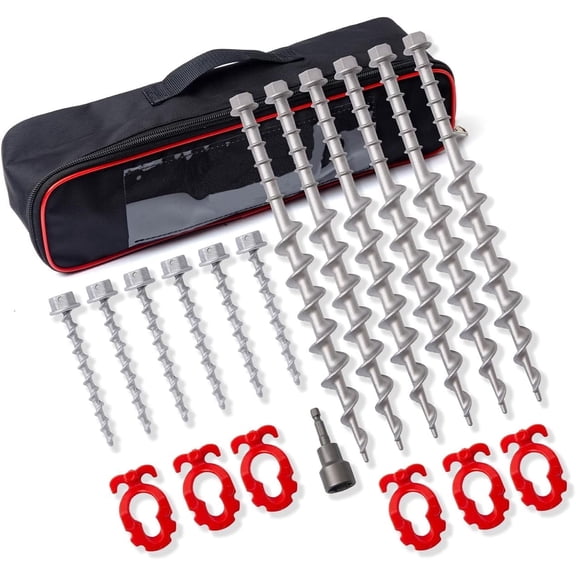 GarfatolRv Aluminum Material Heavy Duty Ground Anchors