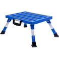 thumbnail image 1 of GarfatolRv Blue, Aluminum RV Steps, Anti-Slip Surface Adjustable Height, 1 of 5