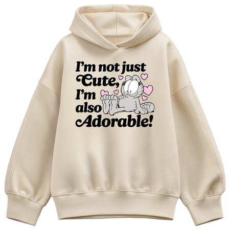 Garfield - Adorable Nermal - Women's Oversized Fleece Hoodie Sweatshirt